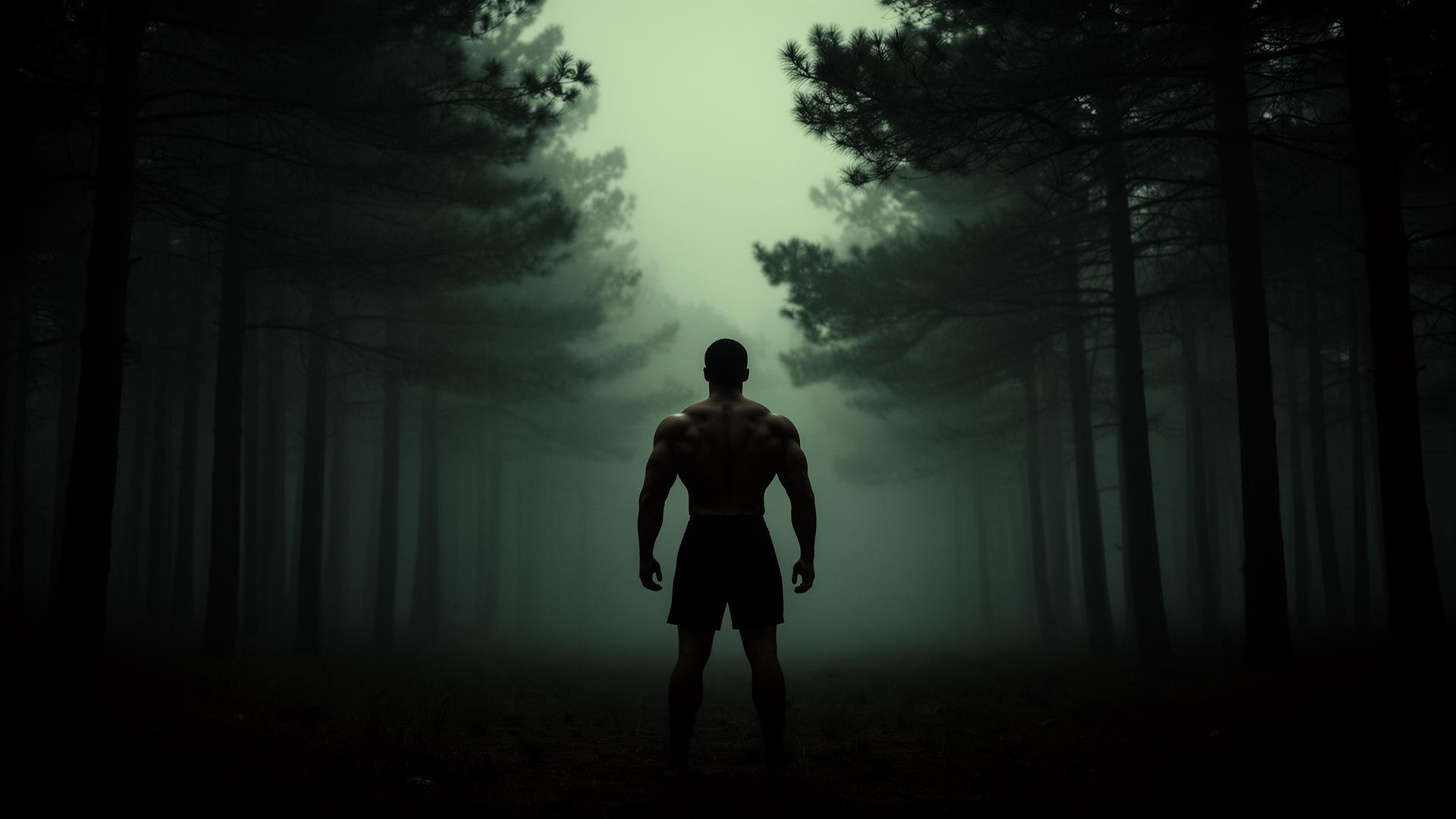 Naturkrieger im Wald